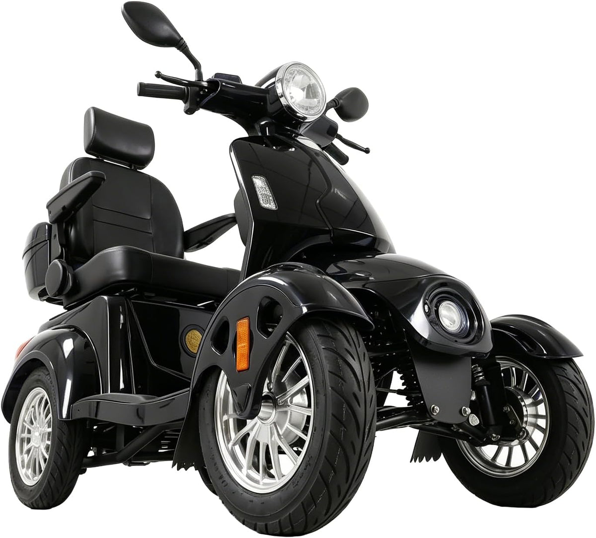 Black | HUAYICUN 1000W heavy-duty all-terrain mobility scooter – image 1