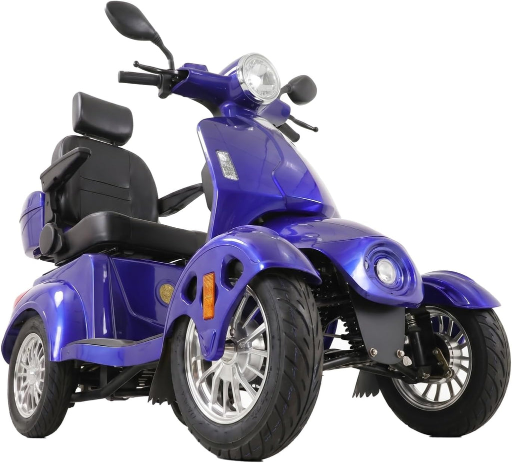 Blue | HUAYICUN 1000W heavy-duty all-terrain mobility scooter – image 1