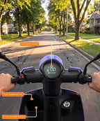 Blue | HUAYICUN 1000W heavy-duty all-terrain mobility scooter – image 5
