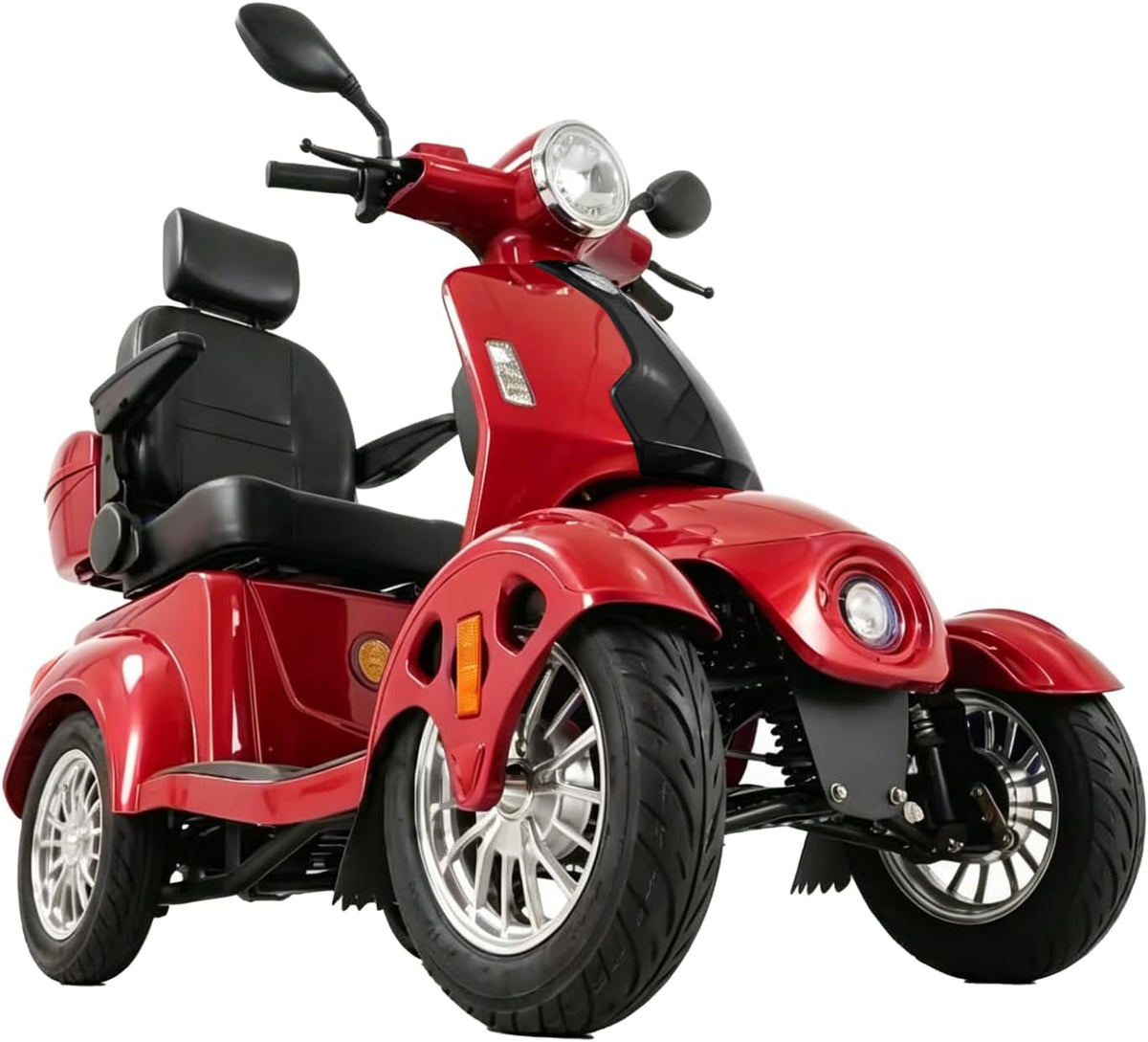 Red | HUAYICUN 1000W heavy-duty all-terrain mobility scooter – image 1