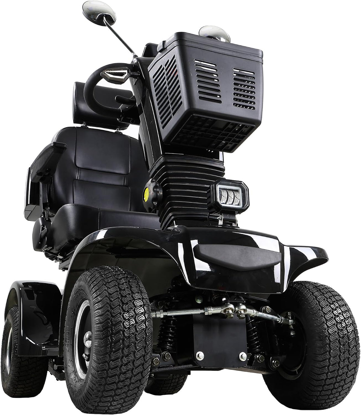 Black | HUAYICUN heavy-duty all-terrain mobility scooter – image 1