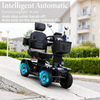 Black | HUAYICUN heavy-duty all-terrain mobility scooter – image 3