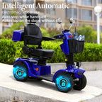 Blue | HUAYICUN heavy-duty all-terrain mobility scooter – image 3