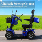 Blue | HUAYICUN heavy-duty all-terrain mobility scooter – image 4