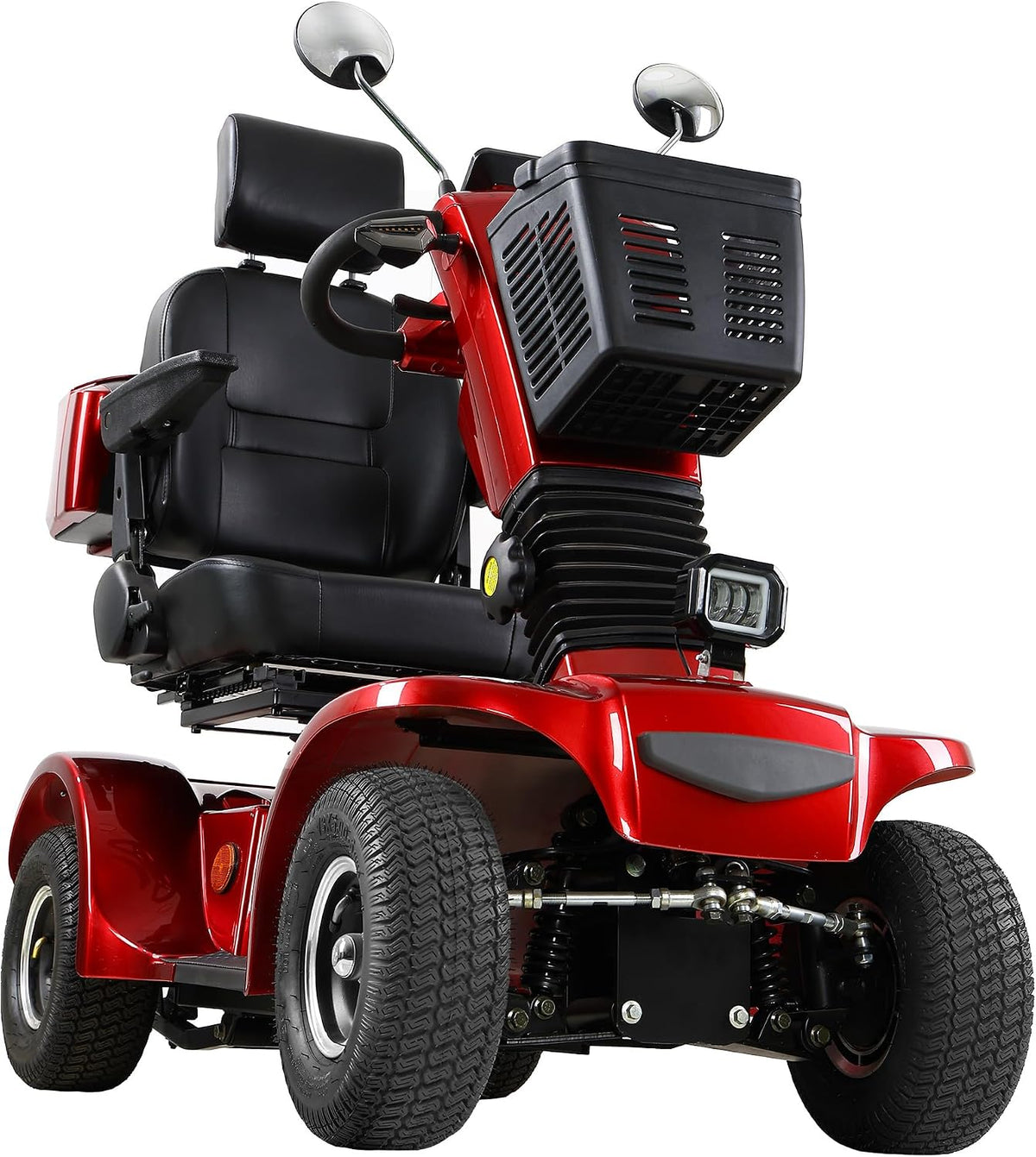 Red | HUAYICUN heavy-duty all-terrain mobility scooter – image 1