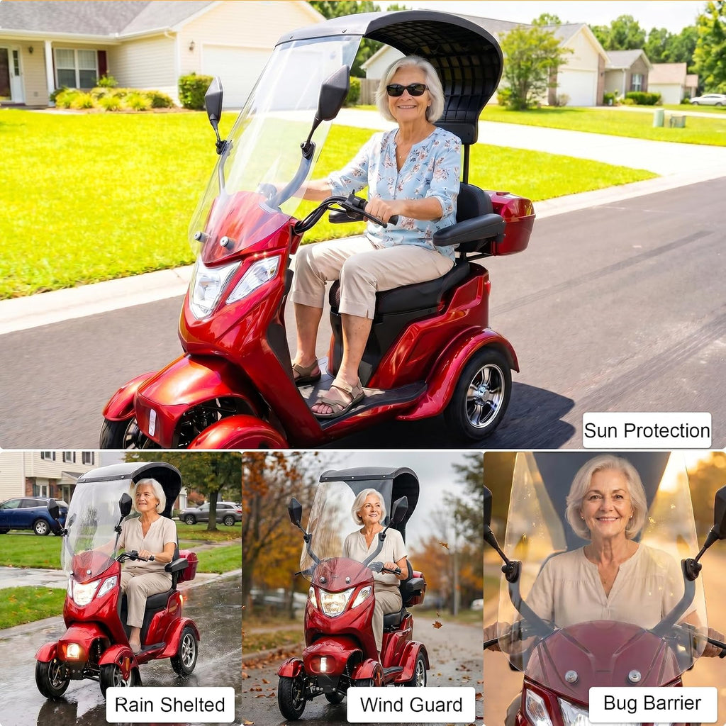 BSHV1 | All-terrain mobility scooter outdoor driving view