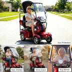 BSHV2 | Heavy-duty mobility scooter canopy and outdoor protection