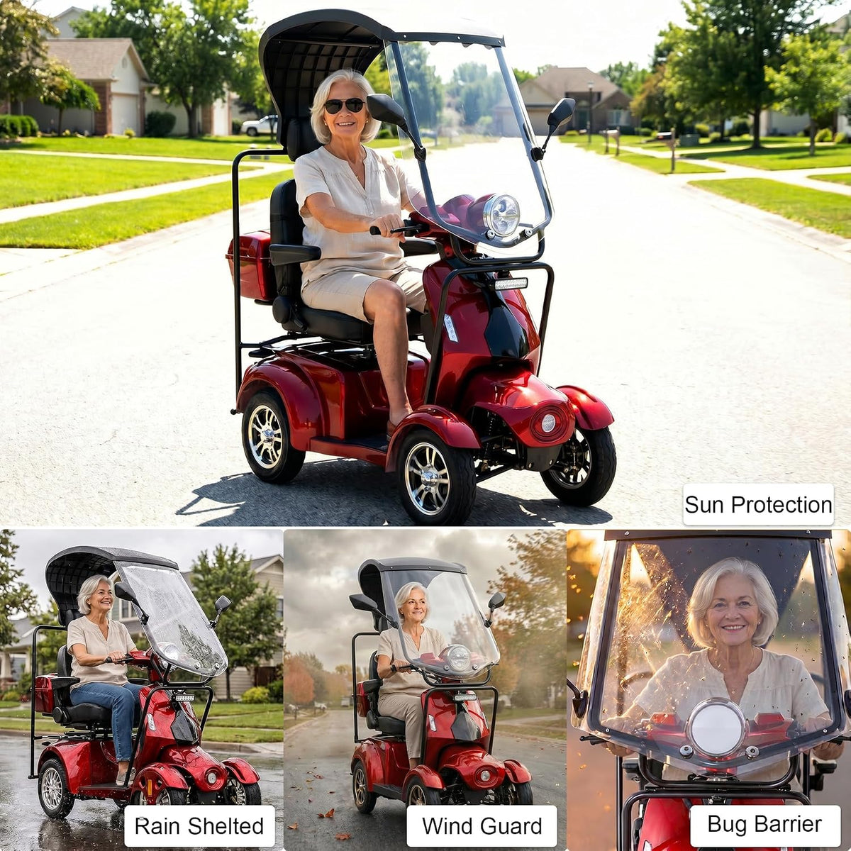 BSHV2 | Heavy-duty mobility scooter canopy and outdoor protection