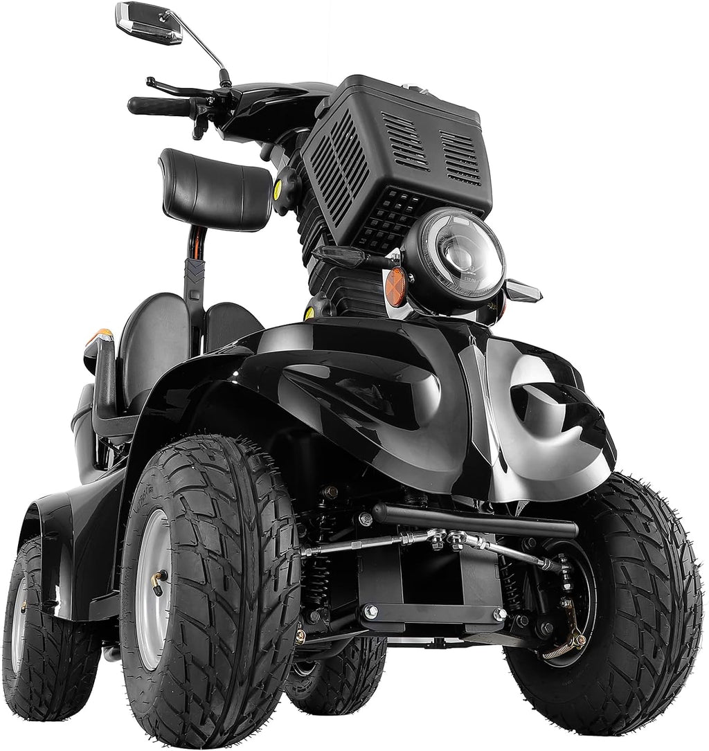 Black | HUAYICUN premium heavy-duty mobility scooter – image 1