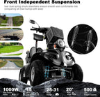 Black | HUAYICUN premium heavy-duty mobility scooter – image 5