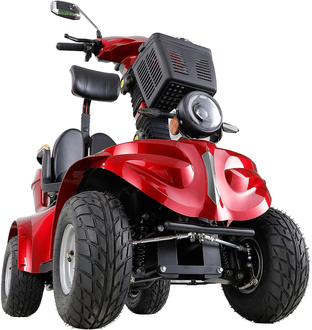 Red | HUAYICUN premium heavy-duty mobility scooter – image 1