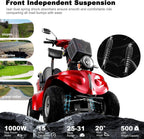 Red | HUAYICUN premium heavy-duty mobility scooter – image 5