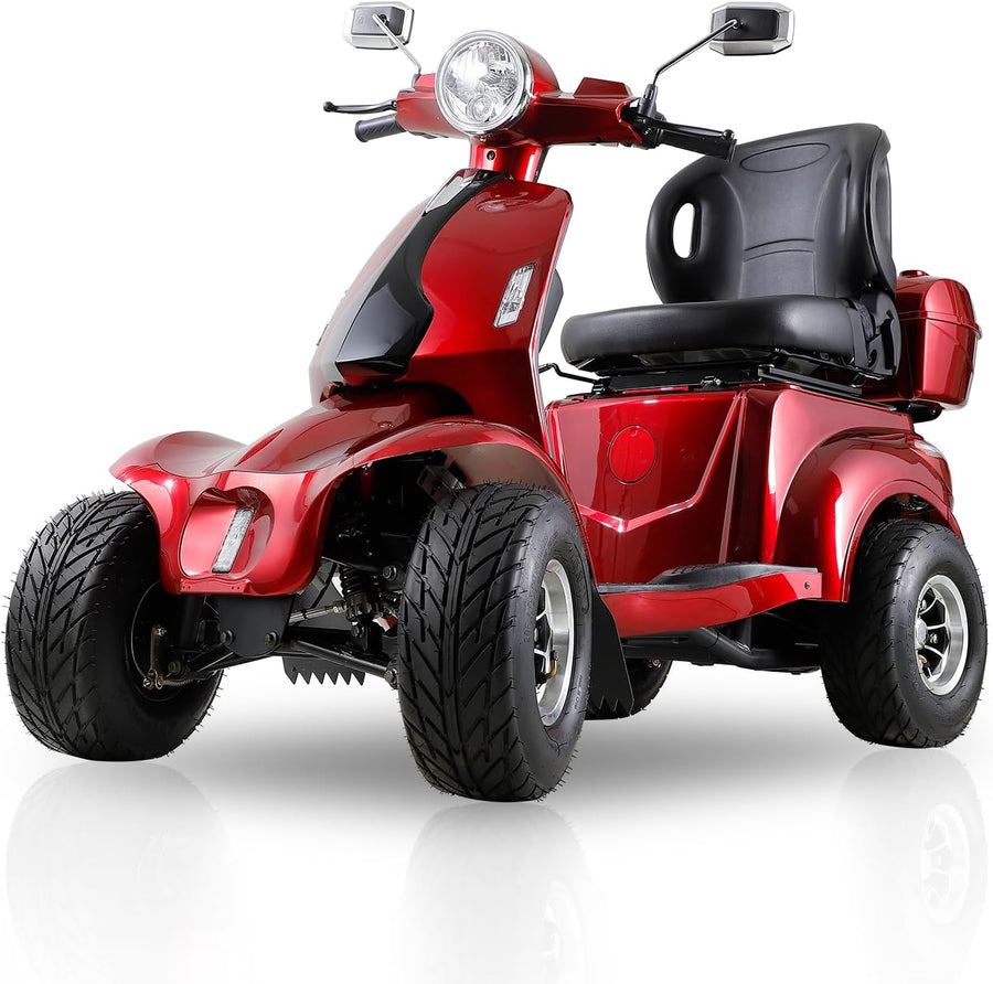 HUAYICUN 1000W All-Terrain Mobility Scooter – 500 lb, Up to 40 Miles