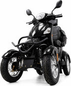 Black | HUAYICUN XL heavy-duty all-terrain mobility scooter – image 1