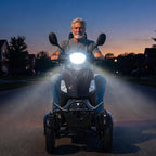 Black | HUAYICUN XL heavy-duty all-terrain mobility scooter – image 6