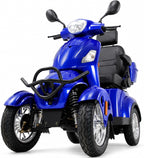 Blue | HUAYICUN XL heavy-duty all-terrain mobility scooter – image 1