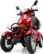 Red | HUAYICUN XL heavy-duty all-terrain mobility scooter – image 1