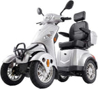 Silver | HUAYICUN XL heavy-duty all-terrain mobility scooter – image 1