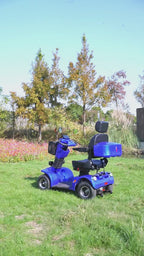 HUAYICUN heavy-duty mobility scooter product video – features