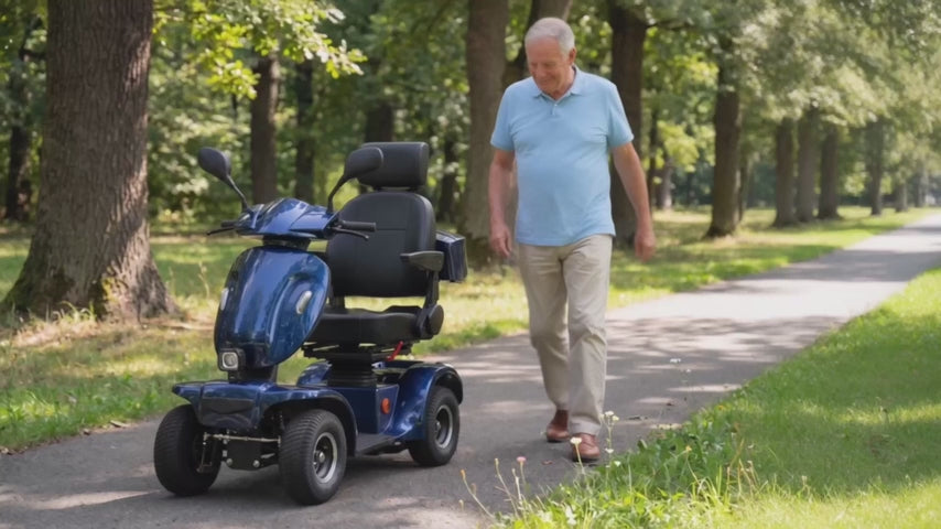 HUAYICUN 1000W heavy-duty mobility scooter product demonstration