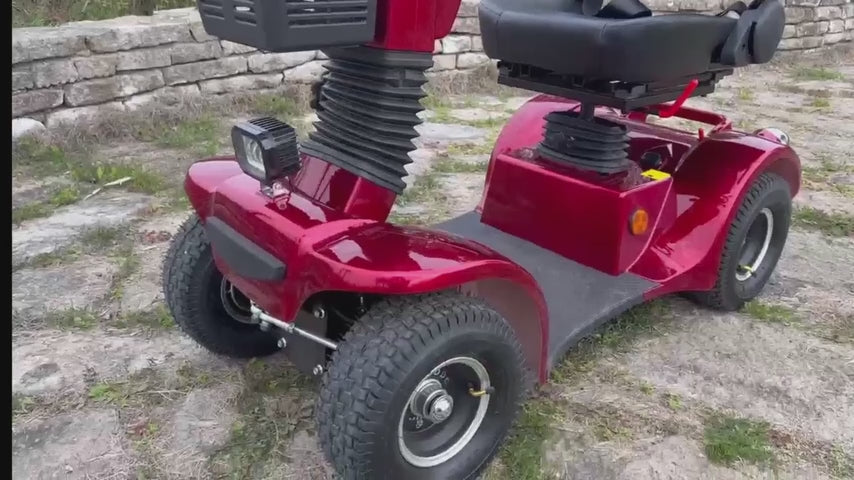 HUAYICUN 1000W all-terrain mobility scooter product video – overview