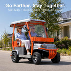 Heavy-duty mobility scooter feature view