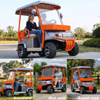 Two-seat outdoor mobility scooter