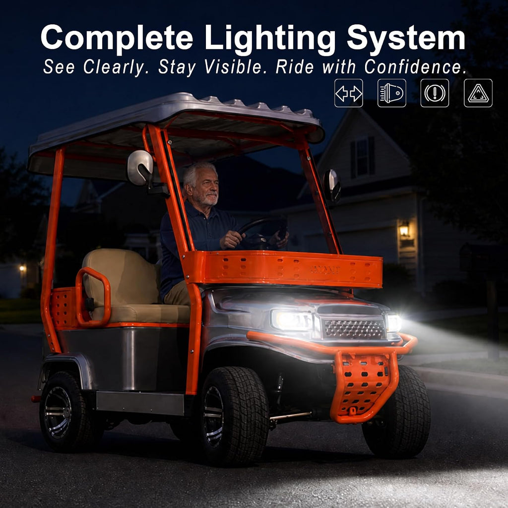 All-terrain mobility scooter detail