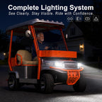 All-terrain mobility scooter detail