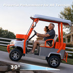Full-size two-passenger mobility scooter
